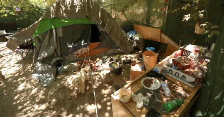 O lado oculto de Silicon Valley: assim é a maior cidade de pessoas sem-abrigo dos EUA (fotos)