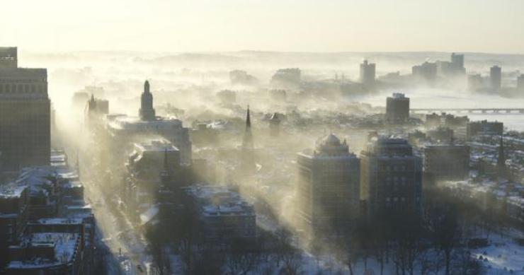 Boston, uma cidade enterrada pela neve (fotos) 