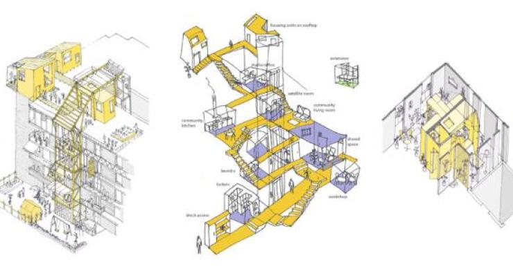 Depois do 'coworking', chega o 'cohousing': proposta de uma casa solidária num bairro com desemprego de 40%