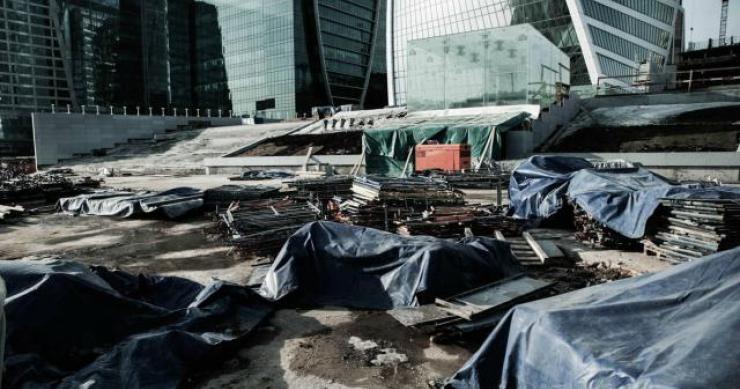 Zona financeira que Moscovo construiu para competir com Nova Iorque ou Londres é um bairro fantasma (fotos)
