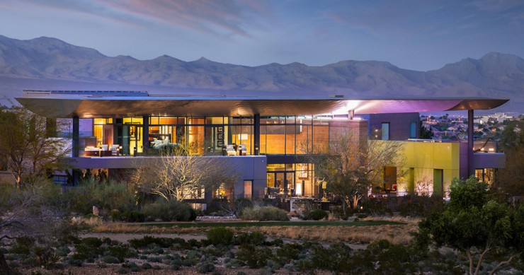 Casas de sonho: Uma mansão “eco-lux” no deserto de Las Vegas (fotos) 