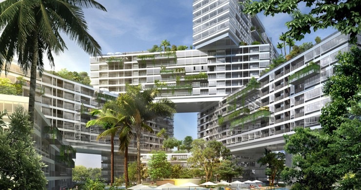 The Interlace, um complexo residencial com 170.000 m2 localizado em Singapura