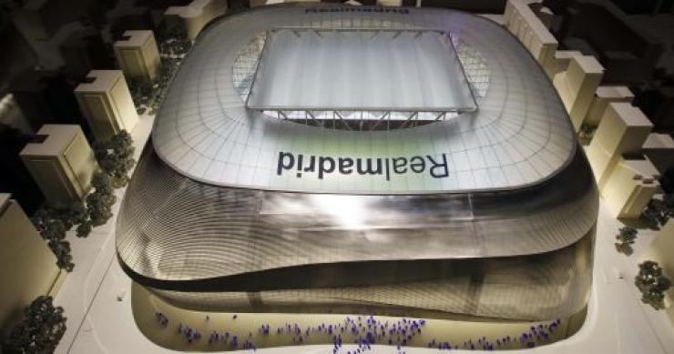 Maquete apresentada pelo Real Madrid para a reforma do Bernabéu