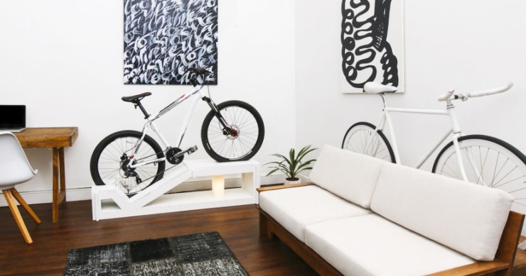 Ideias de decoração: Espetaculares móveis de design para guardares a bicicleta em casa