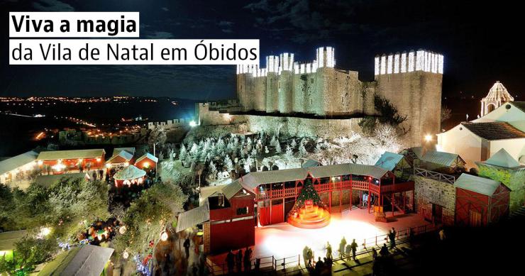 Passa as férias de Natal em Óbidos, a vila que melhor recebe esta festa