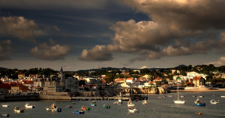 Vista panorâmica de Cascais.