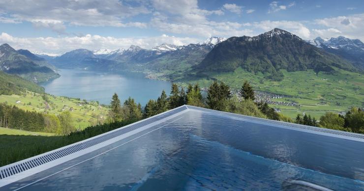 Hotel Villa Honegg: A piscina com as melhores vistas do planeta 