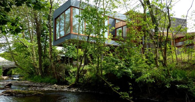 A casa está localizada no Parque Nacional de Brecon Beacons (Fotos: Tim Brotherton). A casa está localizada no Parque Nacional de Brecon Beacons (Fotos: Tim Brotherton).