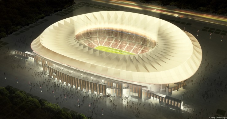 Assim será o novo estádio do Atlético de Madrid