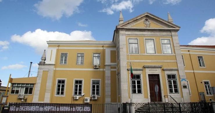 Antigo Hospital da Marinha foi vendido em hasta pública (fotografia do Correio da Manhã).