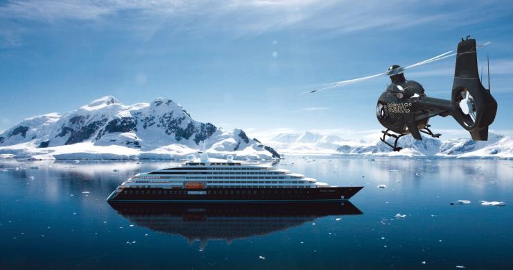 Um cruzeiro súper luxuoso para conhecer a Antártida (com helicóptero e submarino) 