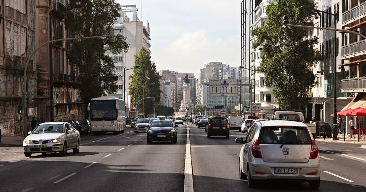 Lisboa: Avenida Fontes Pereira de Melo terá menos duas faixas até agosto