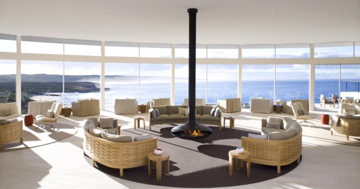 Southern Ocean Lounge: Resort de luxo numa ilha australiana com o mar como pano de fundo 