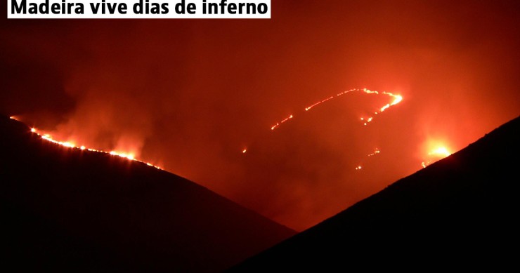 Incêndio no Funchal consome "pérola do Atlântico": casas, shopping e hotel de cinco estrelas destruídos