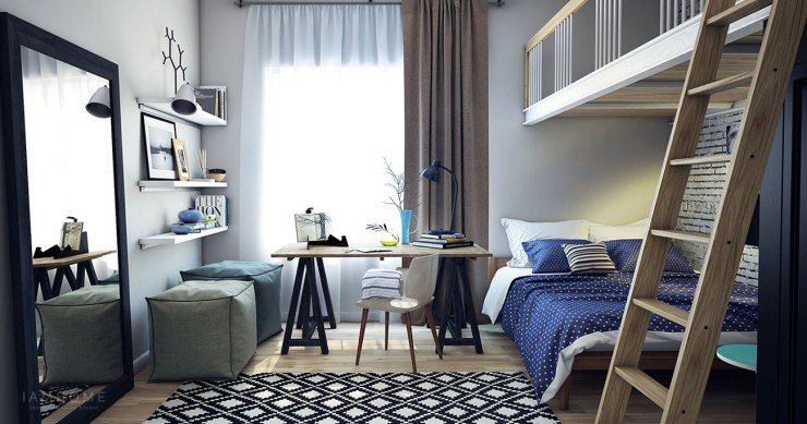 Dicas de decoração: As vantagens dos quartos em mezanino