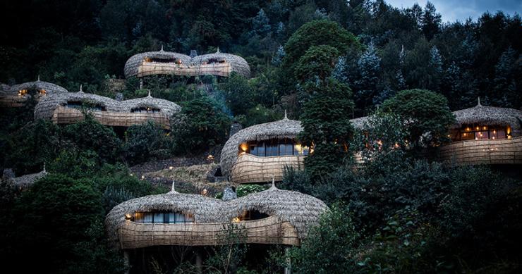 Bisate Lodge: Um autêntico refúgio de luxo em cabanas de palha no Ruanda 