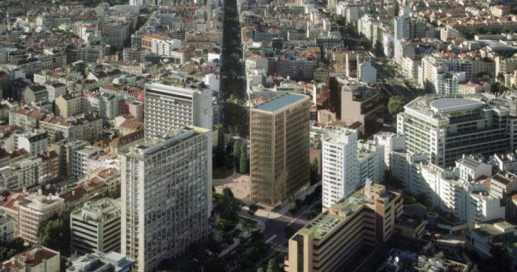 Há apenas um andar livre para arrendar
