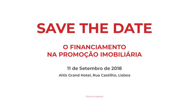 Financiamento na promoção imobiliária debatido em Lisboa a 11 de setembro