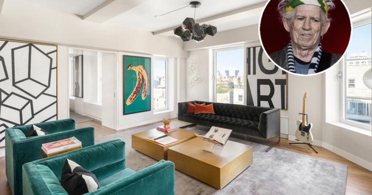 Keith Richards vende (finalmente) a penthouse em Nova Iorque por 7,7 milhões