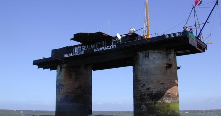 Bem-vindo a Sealand, que é de facto o país mais pequeno do mundo