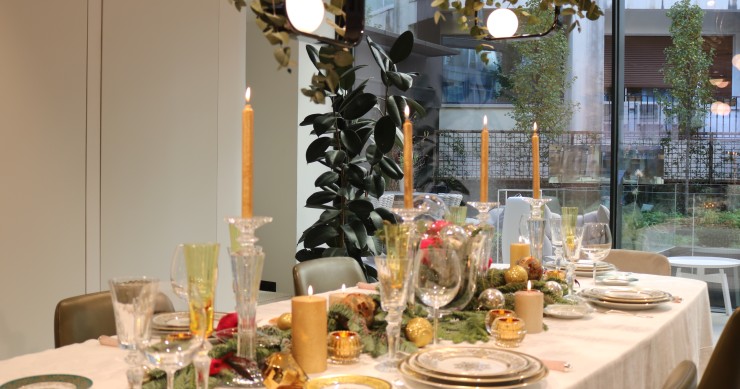 Conselhos para triunfar a decorar a mesa de Natal