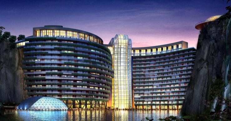 Assim é o primeiro hotel subterrâneo de luxo (e com quartos submersos)