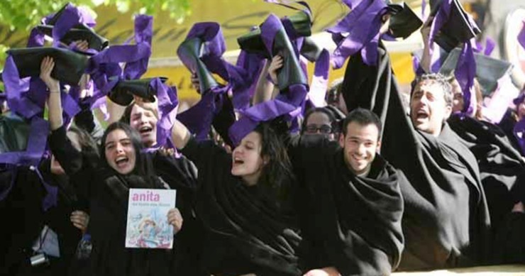 Les étudiants diplômés de l'Université de Coimbra célèbrent cette fête d'une semaine