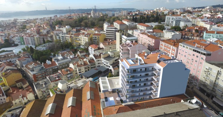 Apartamentos de luxo a nascer nos antigos escritórios do BES no Rato