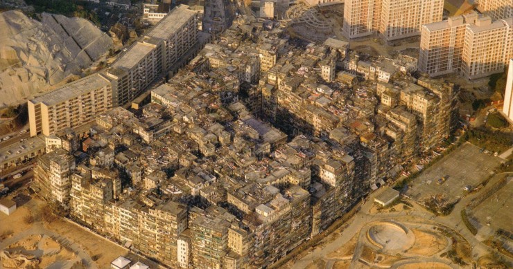 A cidade amuralhada de Kowloon