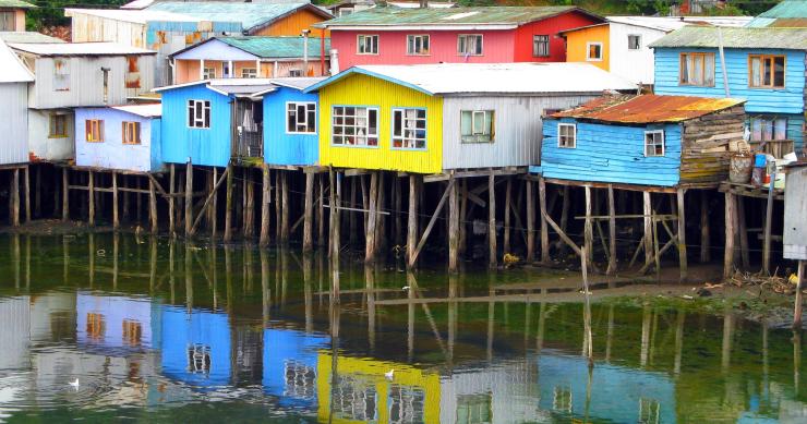 Palafitas de Castro, no Chile