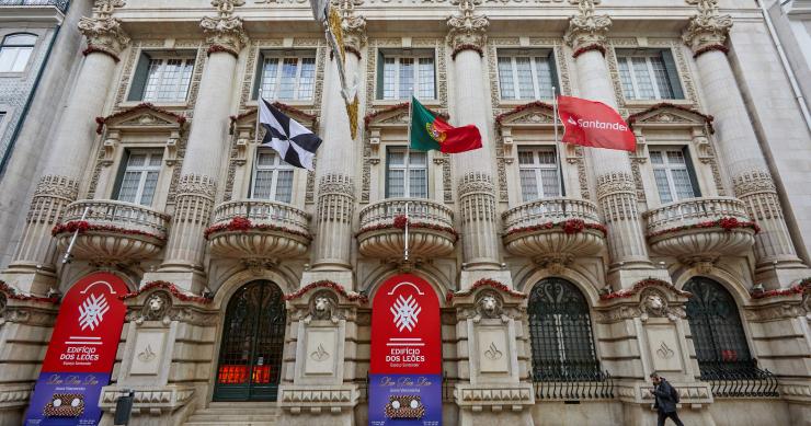 Edifício dos Leões – sede do banco Santander – abre como novo espaço cultural em Lisboa