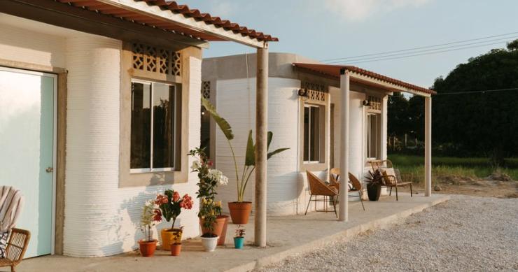 Uma casa impressa em 3D