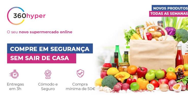 Chama-se 360hyper e é um supermercado online que nasce em Portugal em tempos de Covid-19