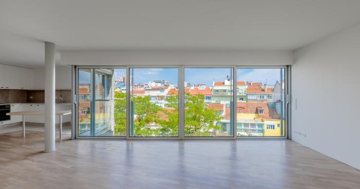 Nasceu em Campo de Ourique um novo edifício residencial só com apartamentos para arrendar