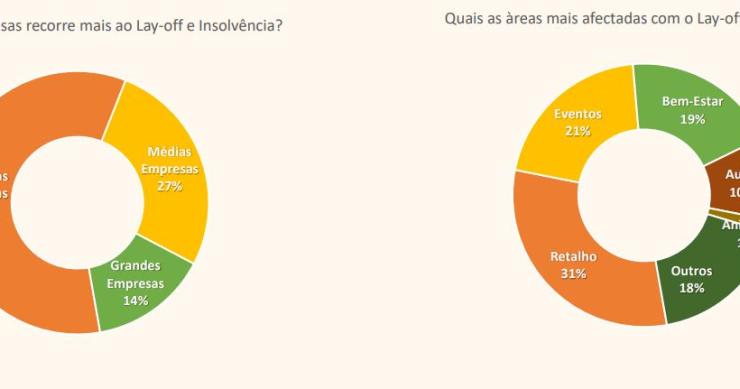 Que empresas recorrem mais ao lay-off e a processos de insolvência durante a pandemia?