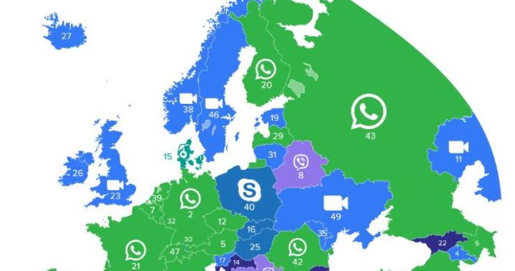 As aplicações de videochamadas mais populares na Europa em tempos de pandemia são...