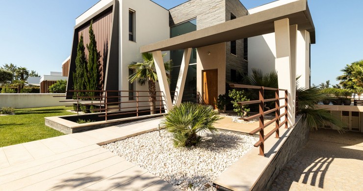 This modern villa is for sale in Vilamoura