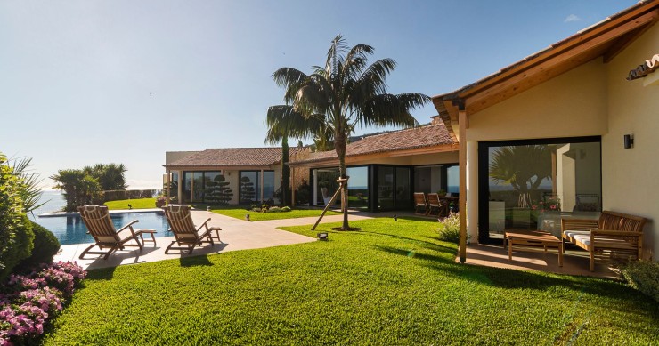 This stunning sea view villa is now for sale in Madeira