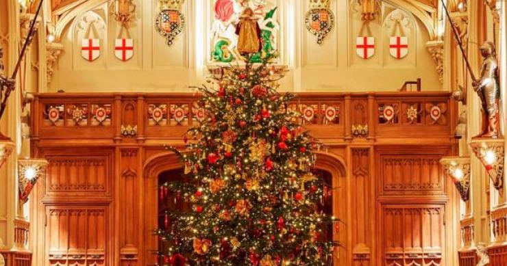 A incrível decoração do Castelo de Windsor para o Natal