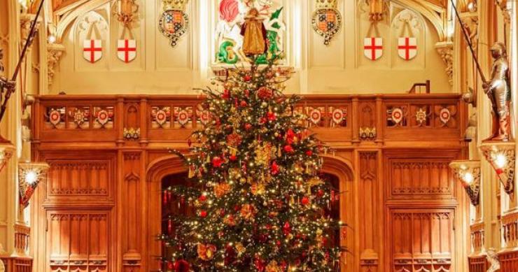 A incrível decoração do Castelo de Windsor para o Natal