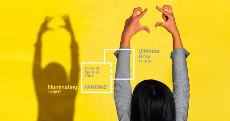 Pantone 2021: amarelo e cinza, as cores do próximo ano para transmitir força, energia e esperança