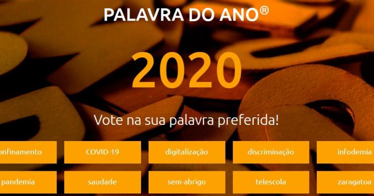 Qual será a PALAVRA DO ANO 2020? Votações abertas até final do ano