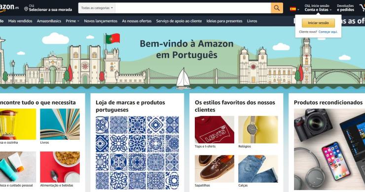 Amazon já tem site português a funcionar