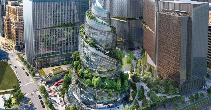 Amazon apresenta o The Helix, a "floresta em espiral" que acolherá a sua nova sede na Virgínia