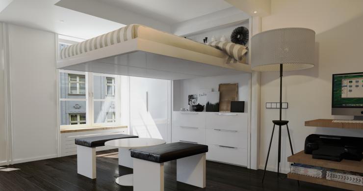 Camas elevatórias: uma solução curiosa para maximizar o espaço em casa