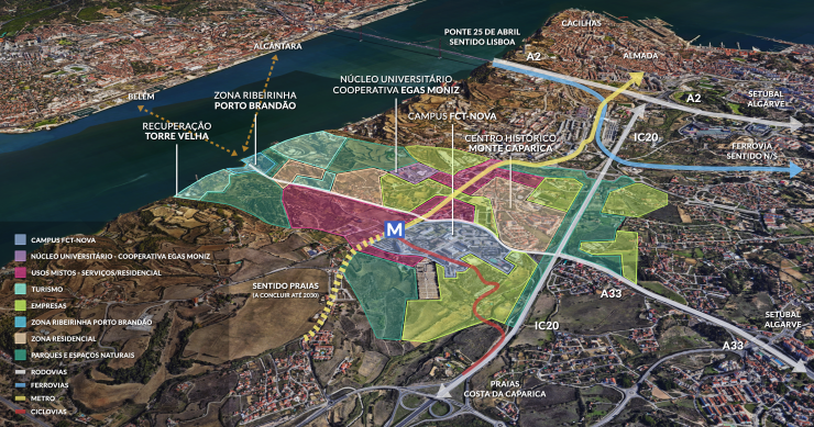 Vai nascer uma cidade na margem sul - 800 milhões para criar um novo estilo de vida