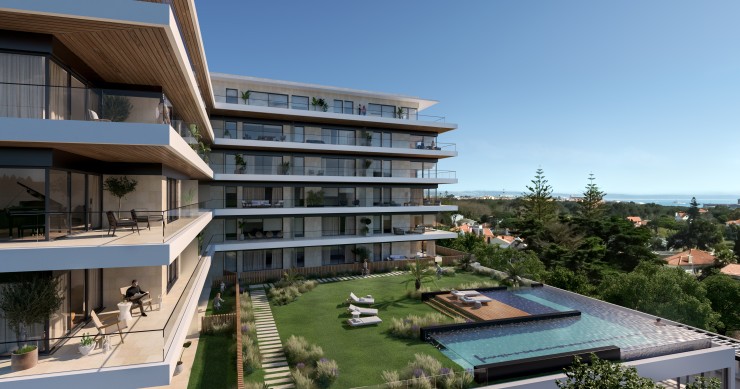 Vai nascer um Parque Atlântico em Cascais com 43 apartamentos de luxo e vista para o mar 