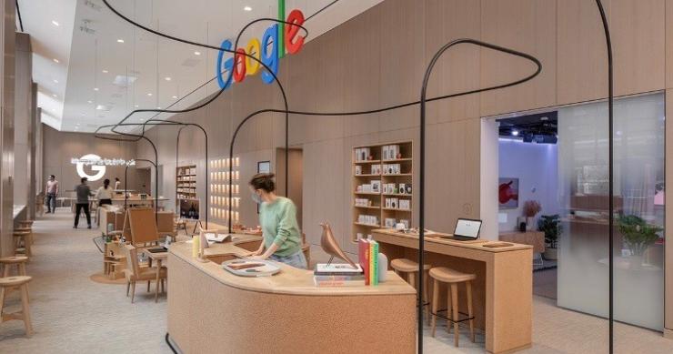 Google Retail Store decorada com cortiça portuguesa