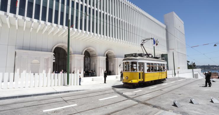 Cerimónia de inauguração da nova ala do Palácio Nacional da Ajuda