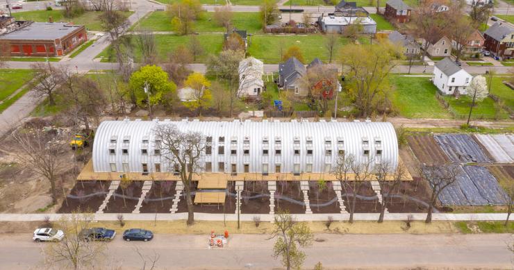 Casas pré-fabricadas: este projeto de arrendamento revitalizou um bairro em Detroit